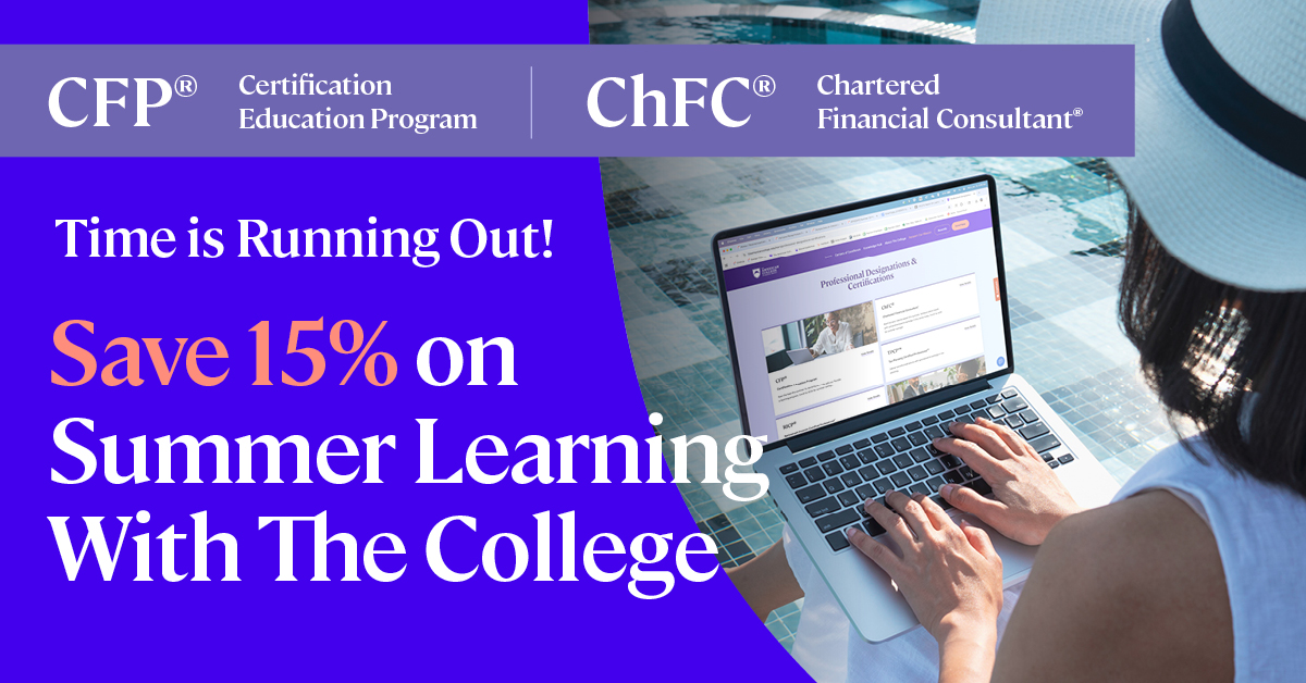 Time is Running Out! Save 15% on Summer Learning With The College